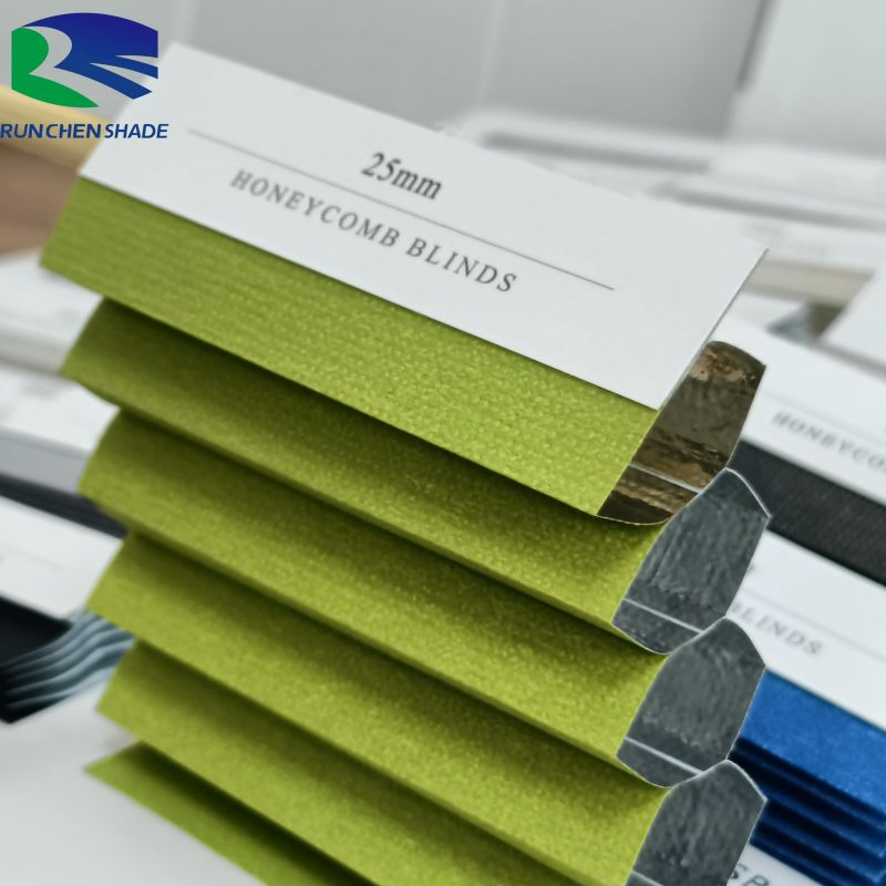 Honeycomb Blind Raw Material of Fabric 20mm 25mm Non-Woven Fabrics for Honeycomb Curtains Customized Cellular Blackout Fabric