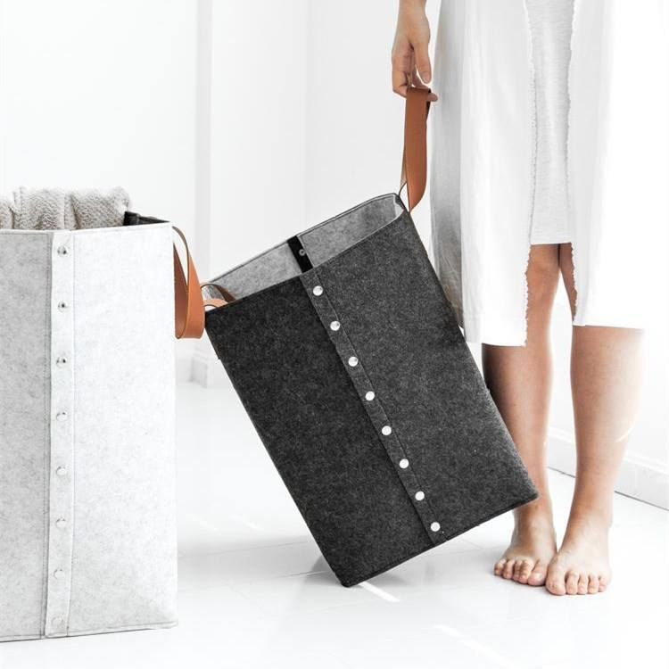 New Innovation Factory Price Storage Container Felt Laundry Basket
