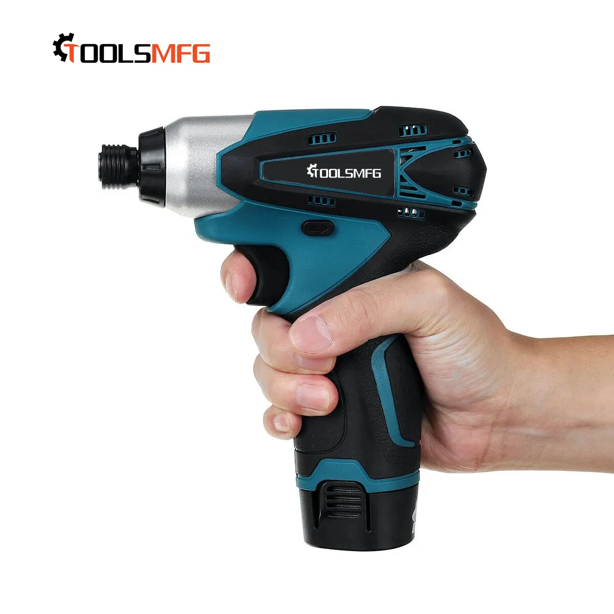 Toolsmfg 12V Cordless Three-Function Impact Drill Impact Screwdriver Driver Set