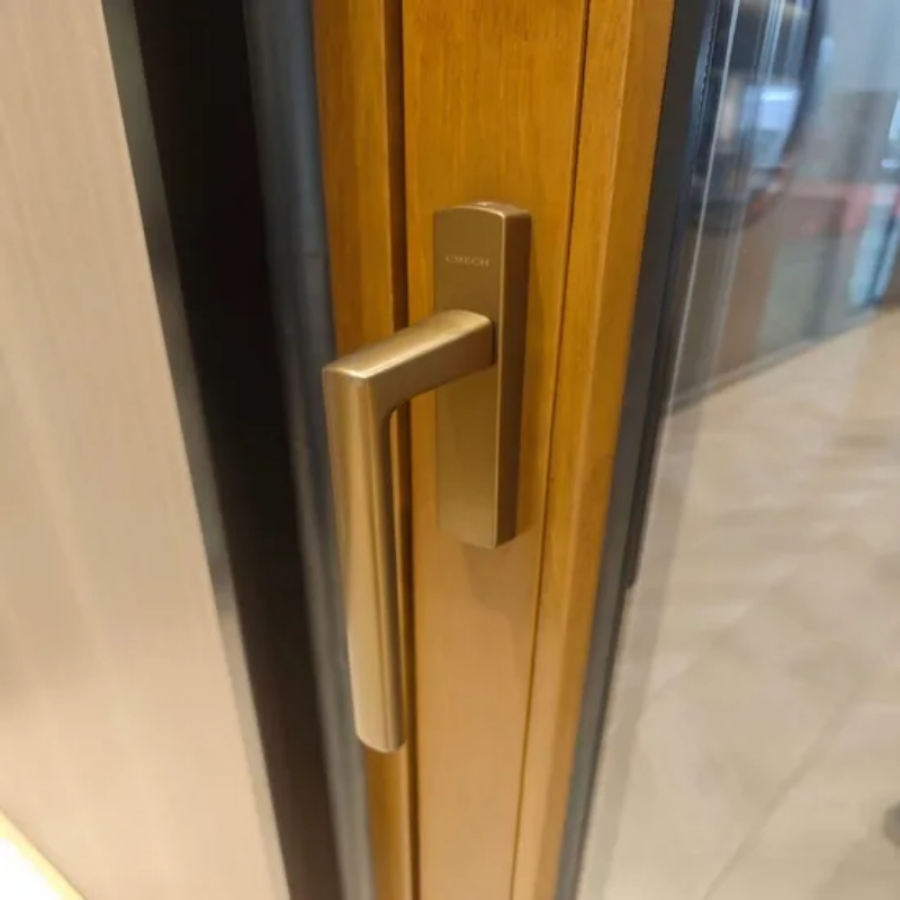 Tempered Glass Exterior Sliding Project Solution Wooden Glass Sliding Door