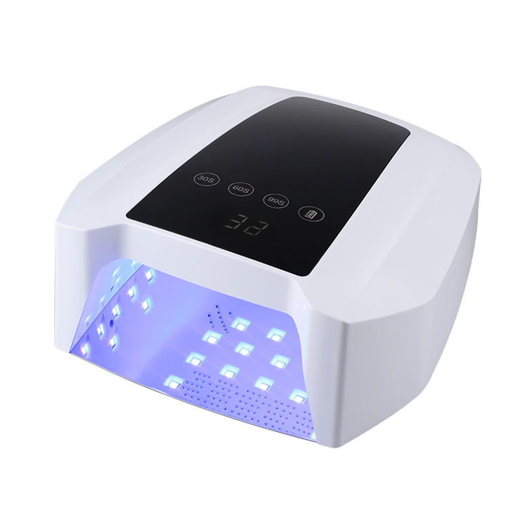 72W PRO Cure UV Nail Lamp Wireless LED Gel Polish Light 4 Timer Setting