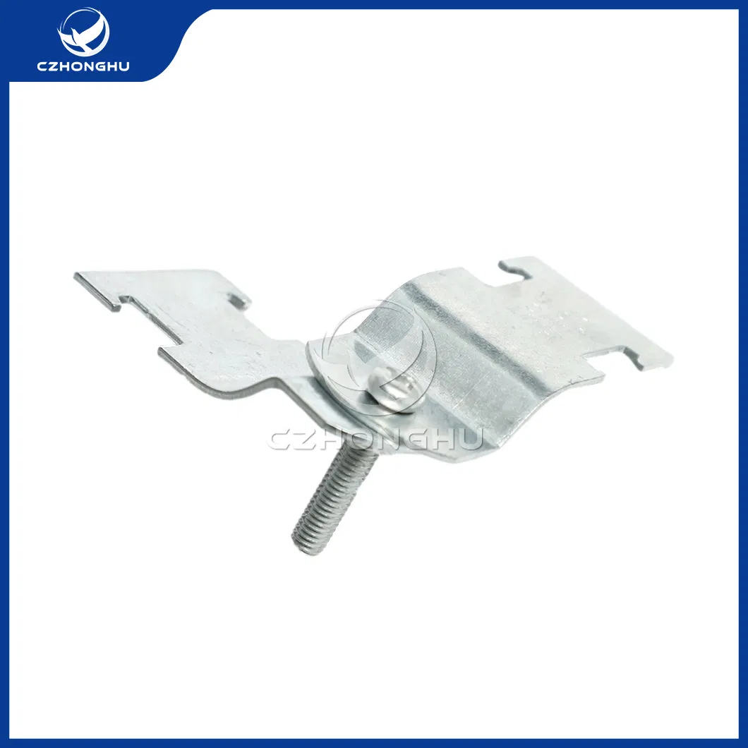 Хомут для труб регулируемый Czhonghu, оцинкованный