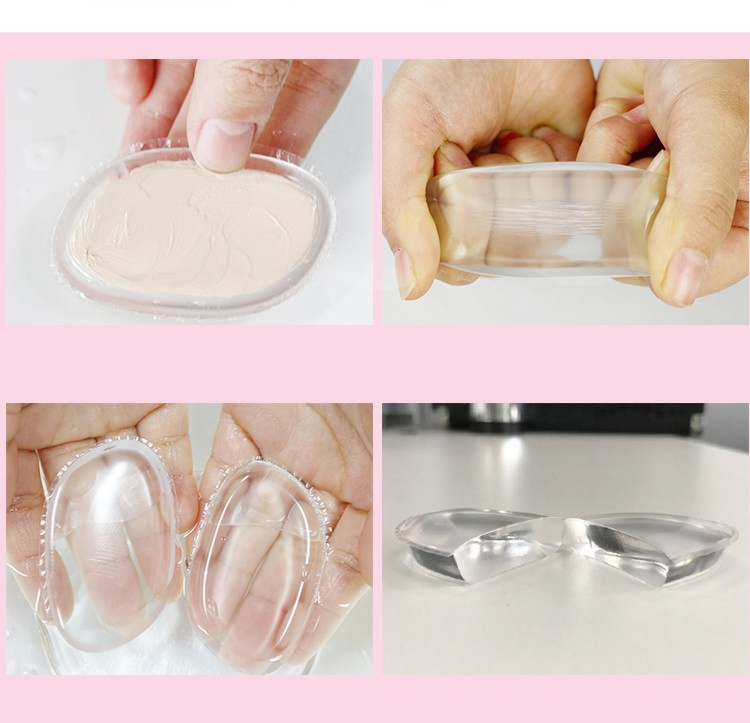 Hot Selling Free Sample Washable Silicone Puff for Cosmetics Silicone Cleaning Face Puff