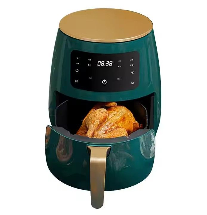 2024 New 4.5L Home Air Fryer Large Capacity Touch French Fry Machine Chicken Fryer Electric Fryer