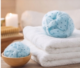 Bath Oil Absorbing Decor Balls for Eco Healthy Bathtub Surface Cleaning