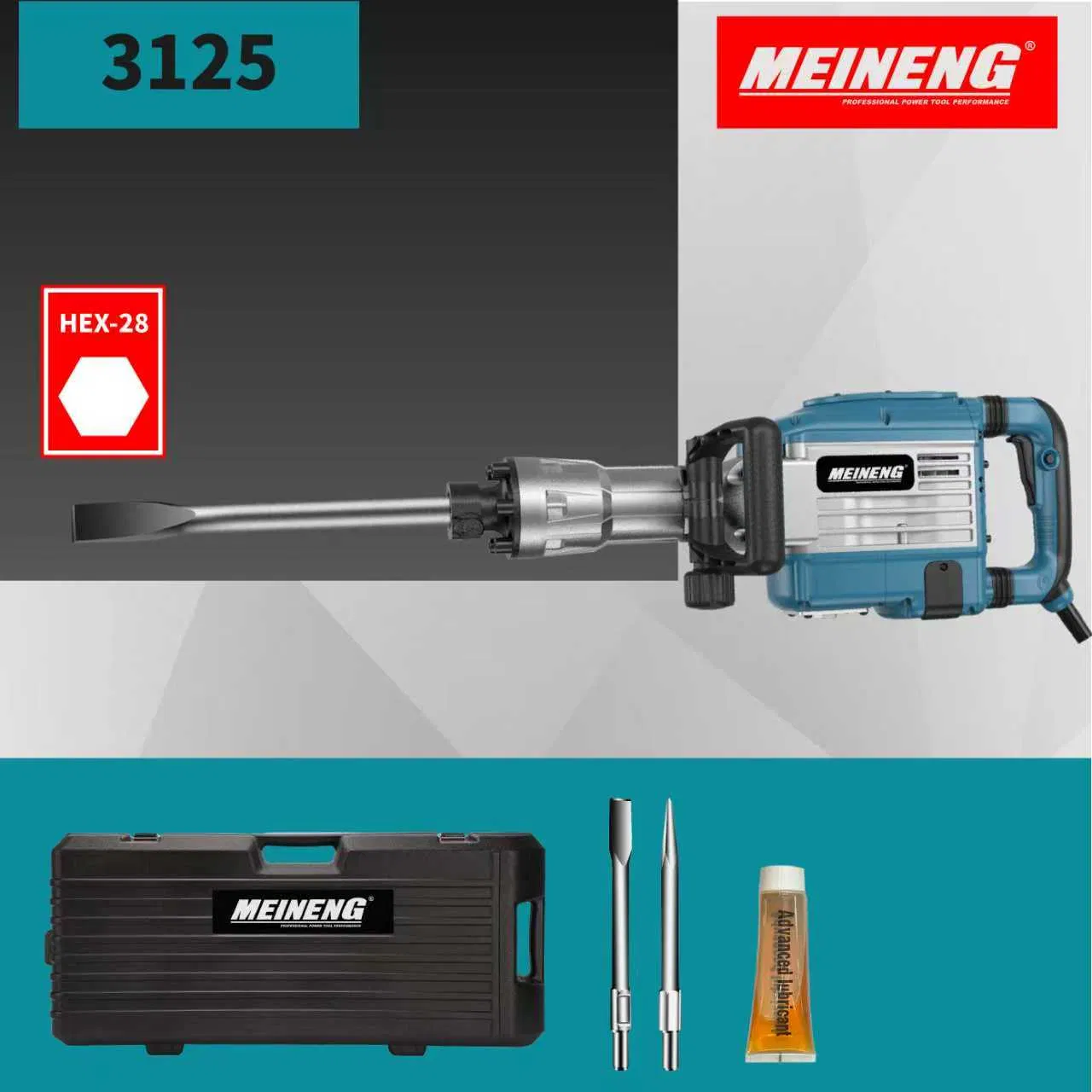 Отбойный молоток Demolition Hammer 3125, 2300Вт