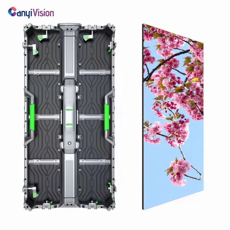 P3.91 Outdoor LED Display Screen Waterproof 500*1000mm Size Die-Cast Aluminum Material LED Video Wall