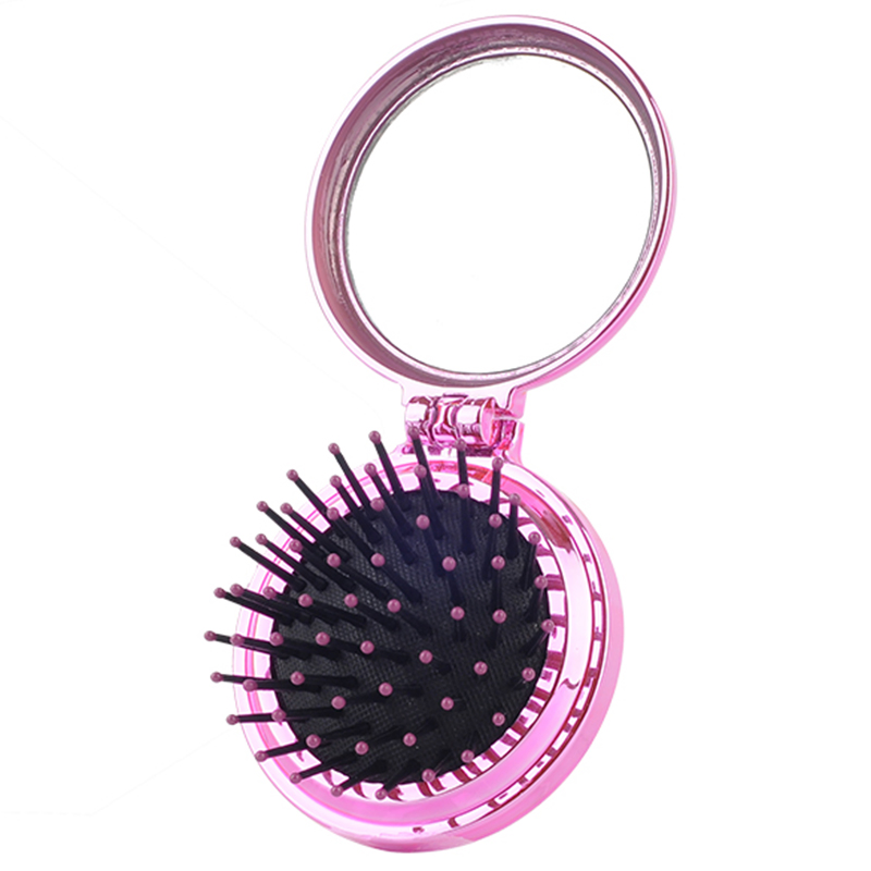 Foldable Comb, Plastic Comb with Mirror, Promotional Comb, Gift Hair Brushes and Comb Mirror Set