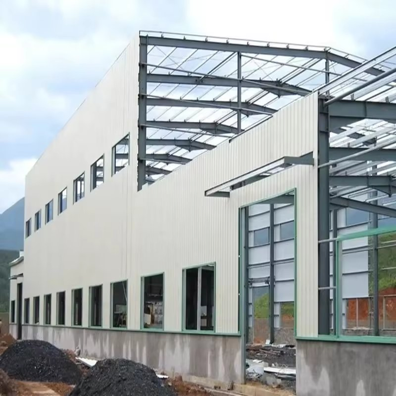 Customized Prefabricated Steel Structure Building Hotel Factory Workshop Warehouse Steel Building