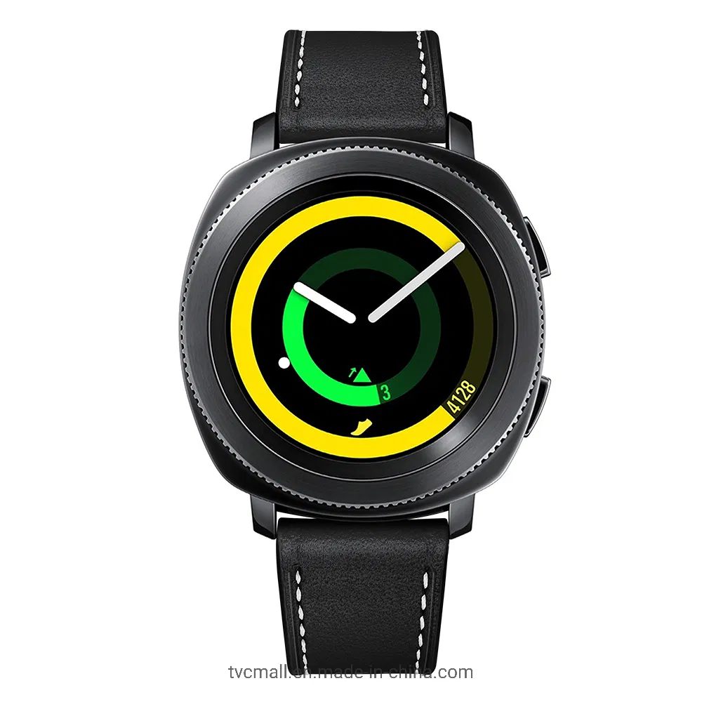 Кожаный ремешок для Samsung Galaxy Watch 4 Classic, черный