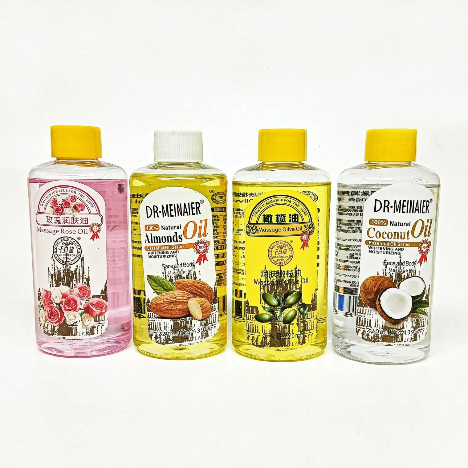 220ml Plant Essential Oil Coconut Essential Oil Anti-Wrinkle Moisturizing Repair Skin Body Massage SPA Massage Oil