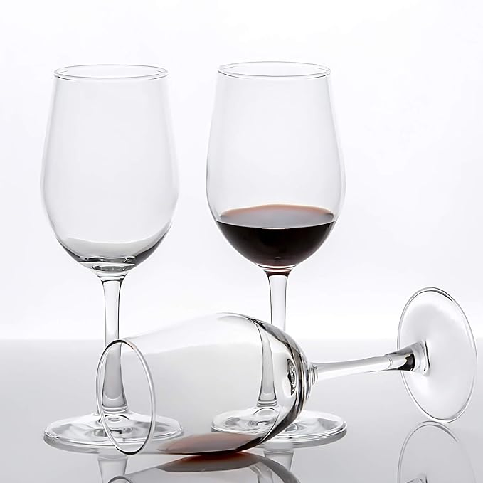 Elegant 12oz Wine Glasses Perfect for Home Gatherings and Celebrations