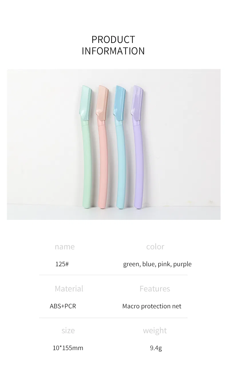 Eco-Friendly Wheat Straw Eyebrow Trimmer for Effortless Grooming