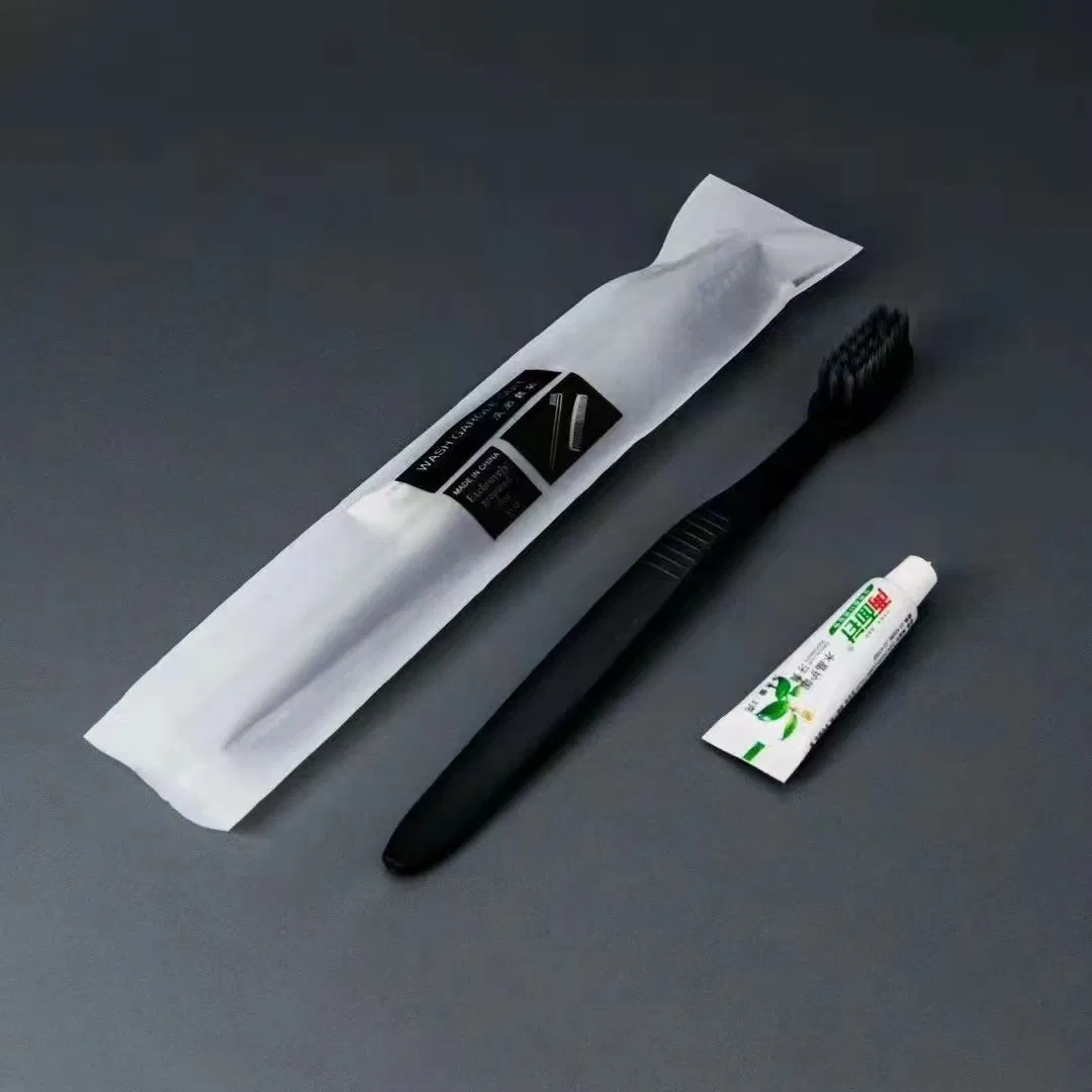 Disposable Toothbrush with Hotel Amenities for Guest Room Using