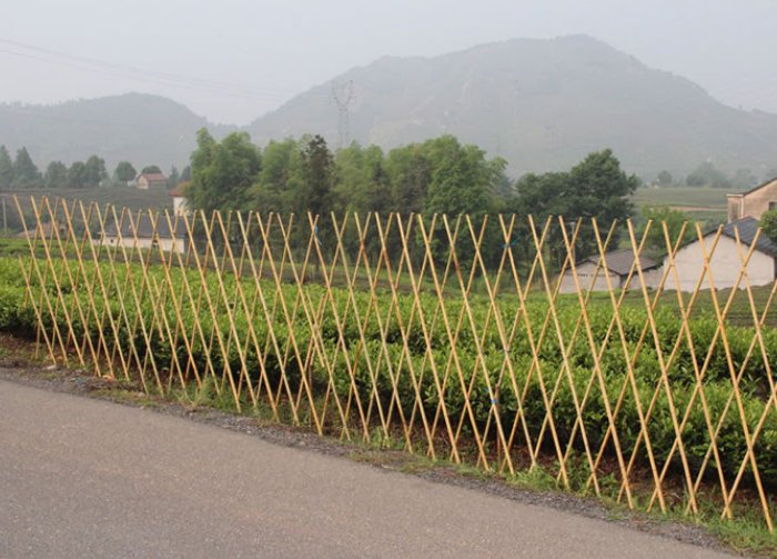 Natural Tonkin Bamboo Fence/Guardrails for Gardens Have a Protective Effect