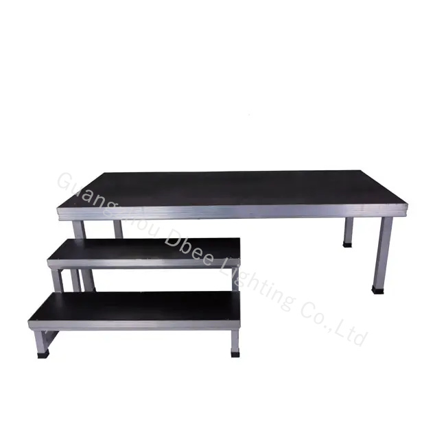 Aluminum Truss Plywood Stage Factory High Quality Competitive Price Manufacturer Supply Modular Aluminum Portable Concert Stage for Indoor Outside Events