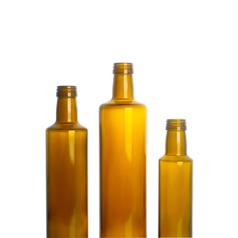 Stocked 100 Ml 500 Ml 750 Ml Dark Green Glass Olive Oil Bottles