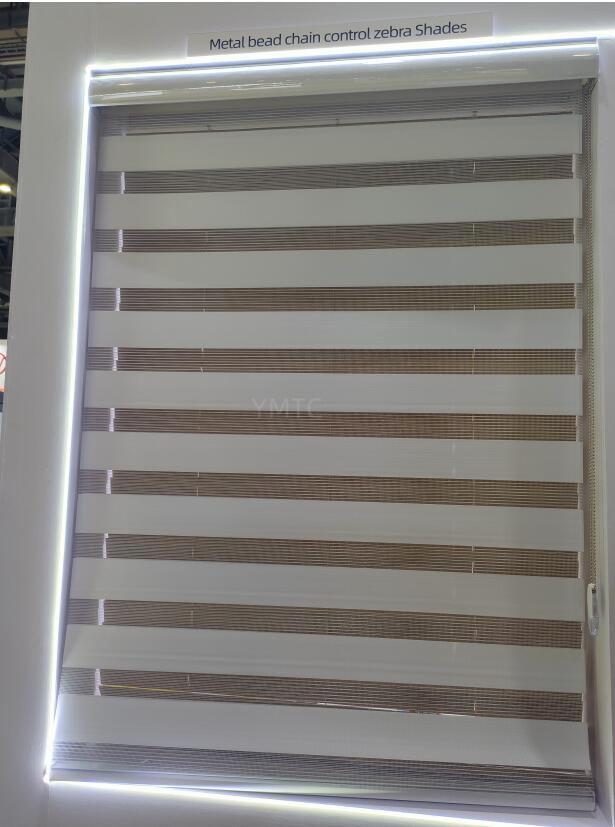 Factory High Quality Manual Plastic Bead Zebra Blinds with Breathable Fabric