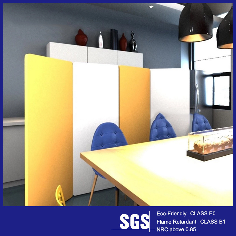 Recycle Anti-Noise Polyester Fiber Acoustic Floor Standing Modesty Partition Privacy Panels