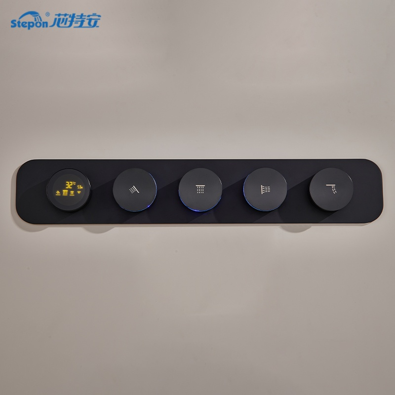 Stepon Bathroom Anti-Rust Space-Saving Design WiFi Control Waterfall Multi-Mode Shower Kit