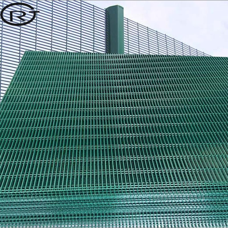 High Anti Climb Security Prison Fence Clear View 358 Airport Fence