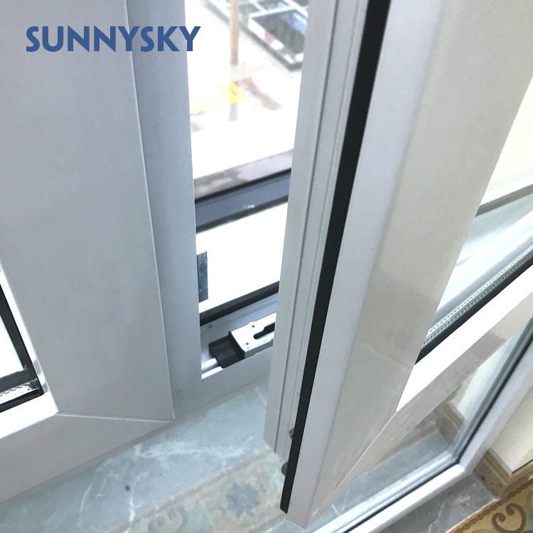 OEM Service Vinyl Prices Online 48X48 UPVC Casement Window as Egress