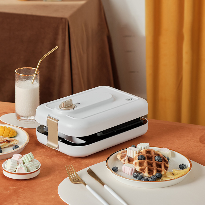 Multifunctional Sandwich Breakfast Maker with Detachable Baking Tray & Timer