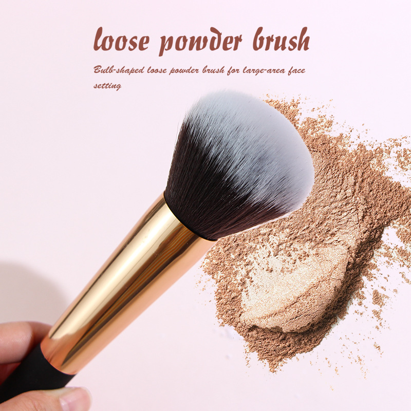 High Quality Loose Powder Brush Blush Brush with Highlighter