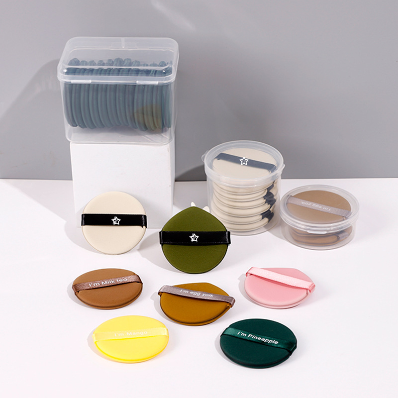 OEM Factory Custom Powder Puff Factory Cosmetic Makeup Powder Puff Make up Foundation Makeup Sponge