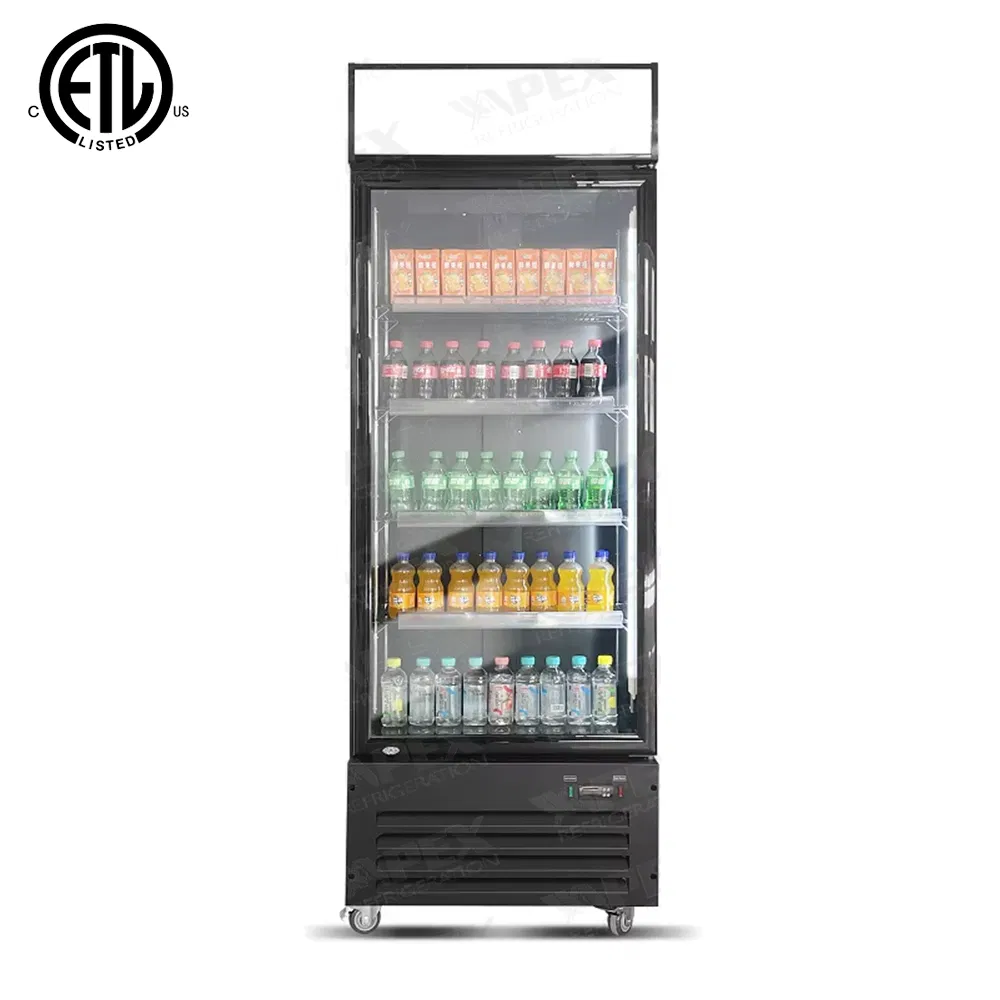 Supermarket Glass Door Refrigeration Fridge Coca Display Cooler