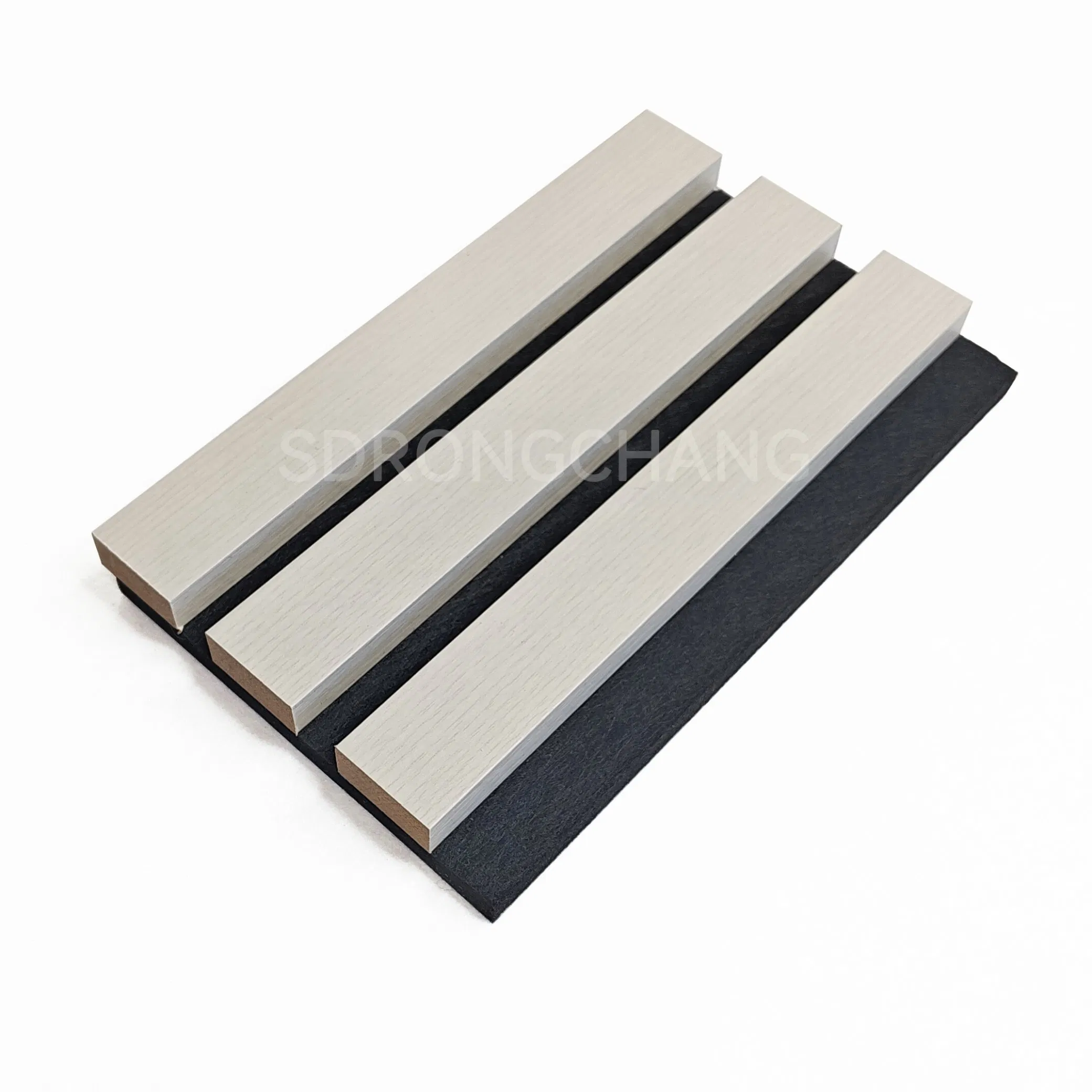 Ceiling Wall Panel True Wood Wrapped Sound Absorbing Waterproof 3D Wall Panel Acoustic Panel