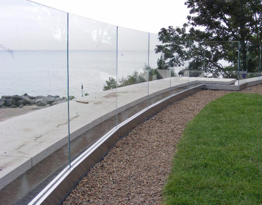 2-19mm Toughened Laminated Glass for Railing Glass Balcony Glass Fence