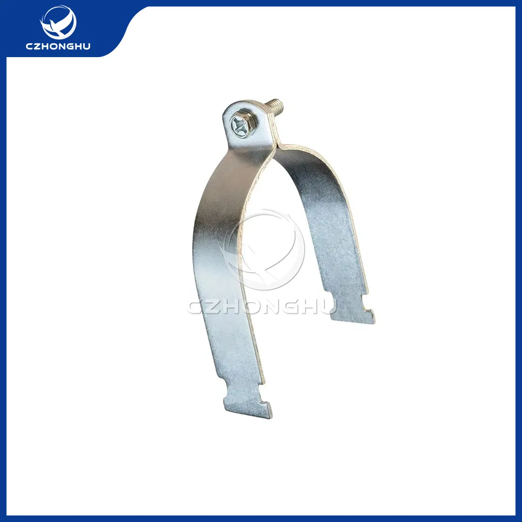 Czhonghu Clip Hanger China Suppliers 3" 3-1/2" 4" 20mm-110mm Electro-Galvanized EMT Strut Clamp