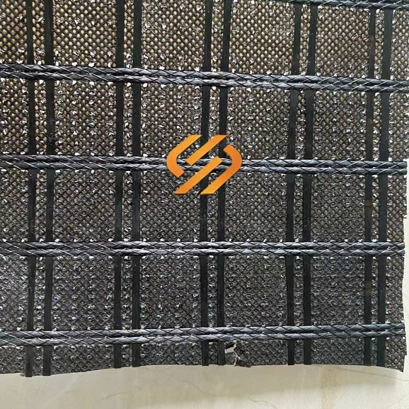 Asphalt Layer Reinforcement Polyester Geocomposite Geogrid