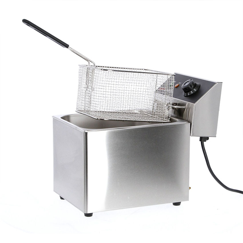 Commercial 4 Gallon Liquid Propane Gas Outdoor Deep Fish Fryer with Mobile Stand Efk343-8