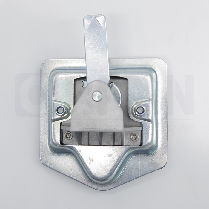 RV Door Stainless Steel Highly Polished Folding T Handle Lock Quarter Turn Latch for Trailer Truck Tool Box