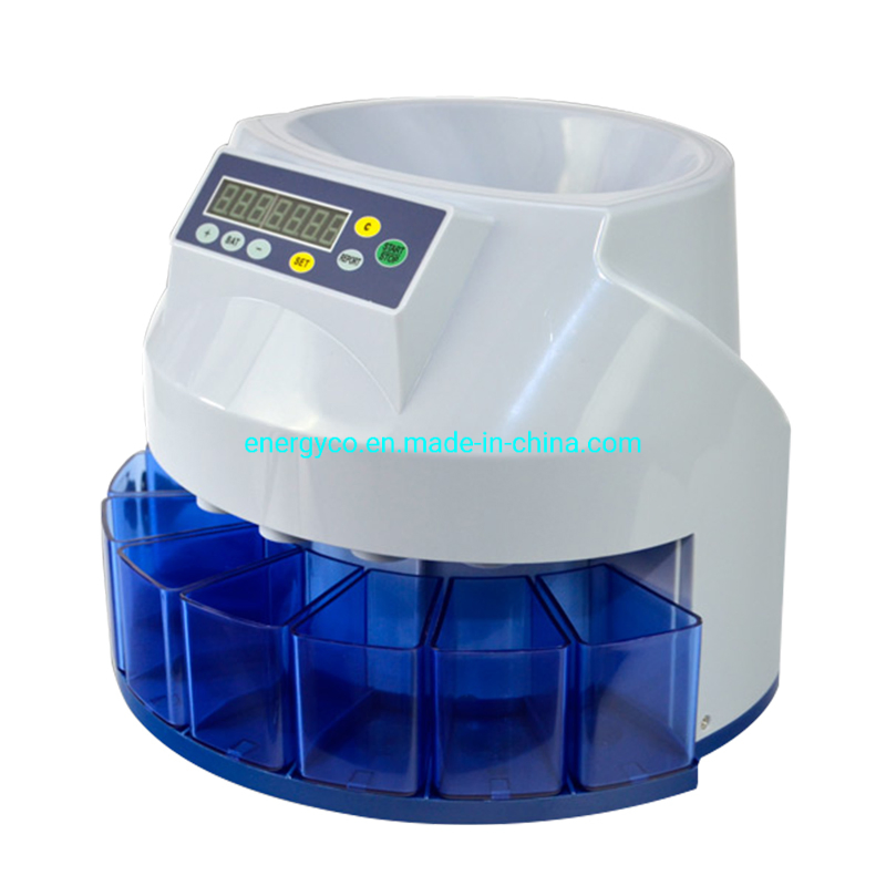 High Accuracy Coin Counter&Sorter High Quality for Most Currency with LED Display, Bank Machine