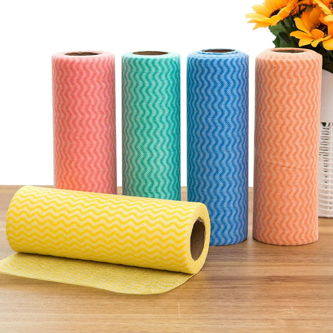 Multi-Purpose Degradable Non Woven Wipe Cleaning Wipes Dish Cloth