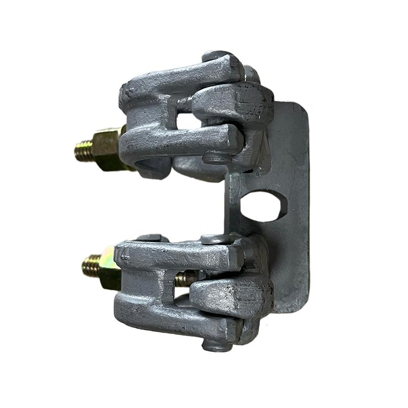 Construction Brirish Type Scaffolding Double Half Coupler with Square Plate