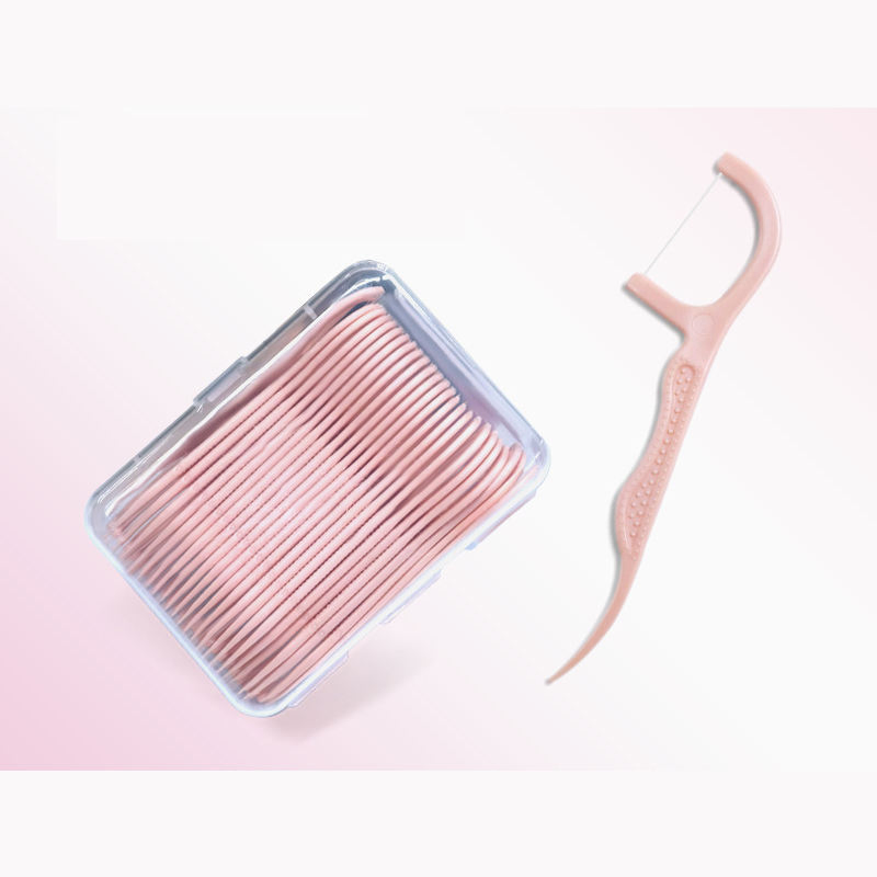 Portable Oral Care Essential for Family Use: Dental Floss in a Box for Toothpicking