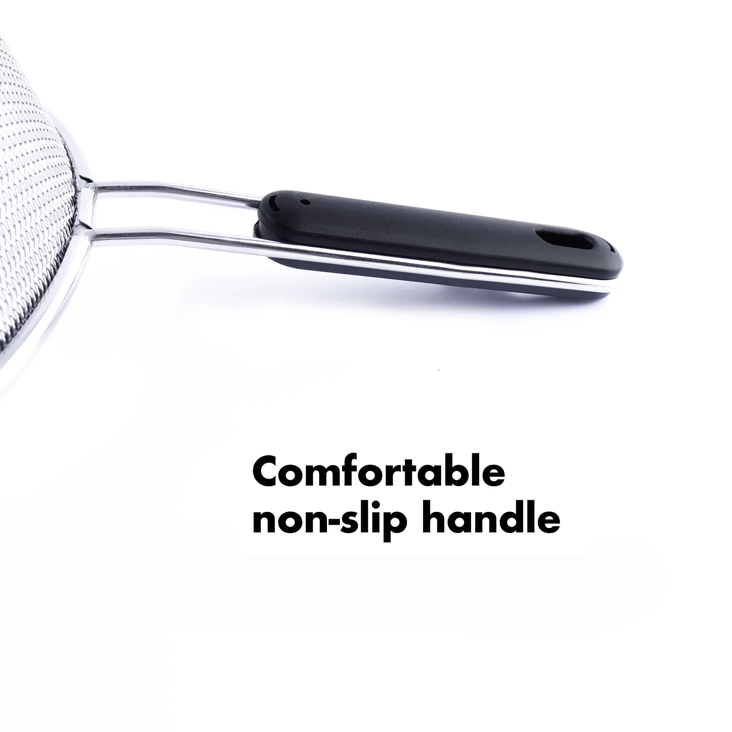 Plastic Handle and Resting Ear Colanders Vegetable Fruit Kitchen Mesh Strainers