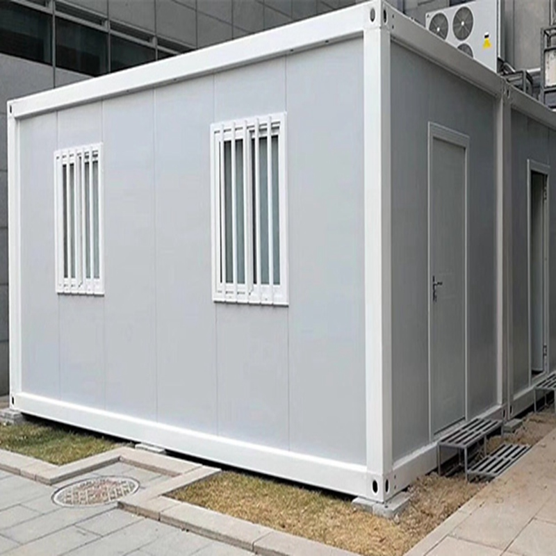 Fast Install Flat-Packed Assembly Mobile Modern Prefab Container House with Windows and Toilet for Office/Shop/Living/Hospital
