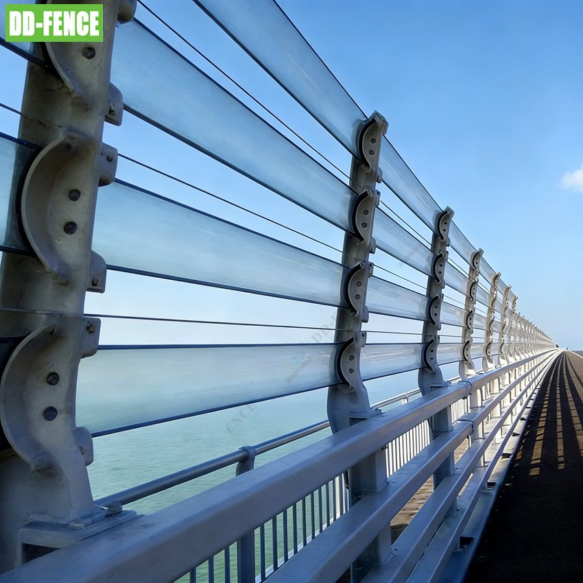 Custom Acrylic Wind Screen Panels High Transparency Acrylic Wind Barrier