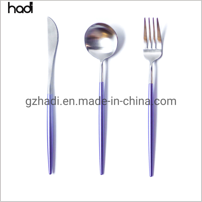 Guangzhou Wholesale Spoon and Fork Factory Bulk Tableware Dinner Silver Thailand Stainless Steel Flatware Set Cutlery for Sale