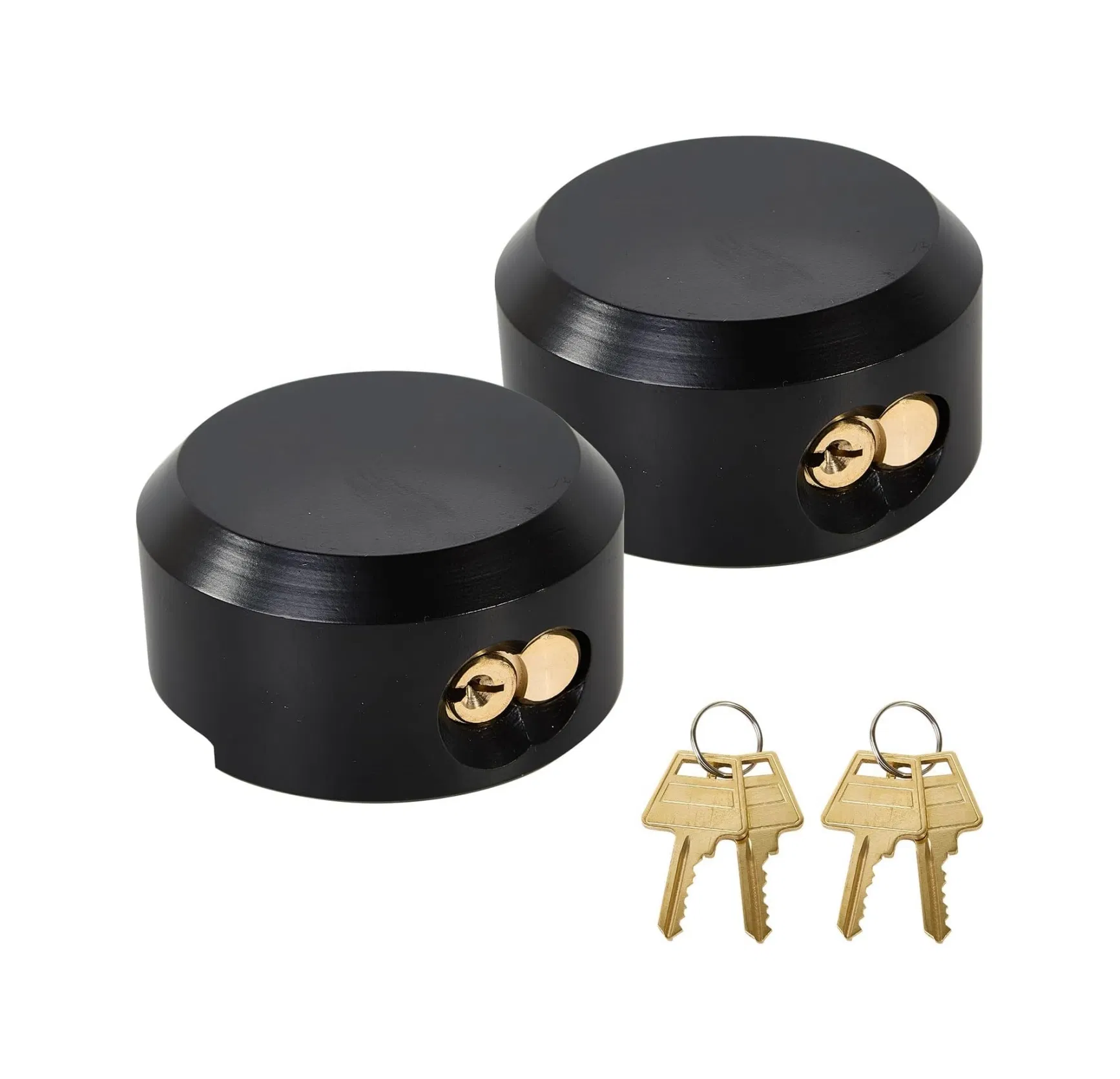 Heavy Duty Hidden Shackle Container Lock High Security Padlock Hockey Puck Locks for Shipping Container Truck Trailer