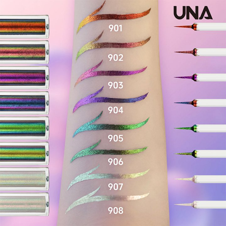 Charm Beauty Wholesale Long Lasting Eyeliner Vegan Multichrome Waterproof Metallic Colorful Liquid Chameleon Eyeliner Pencil