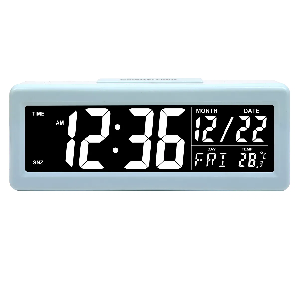 Va Large Calendar Day Display Electronic Clock for Home Decoration