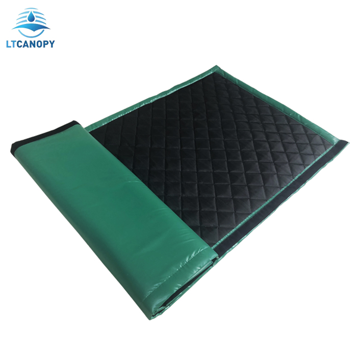 Litong Waterproof PVC Mesh Coated Tarpaulin Customized Size Colour Quick Install Portable Sound Barrier Sheet