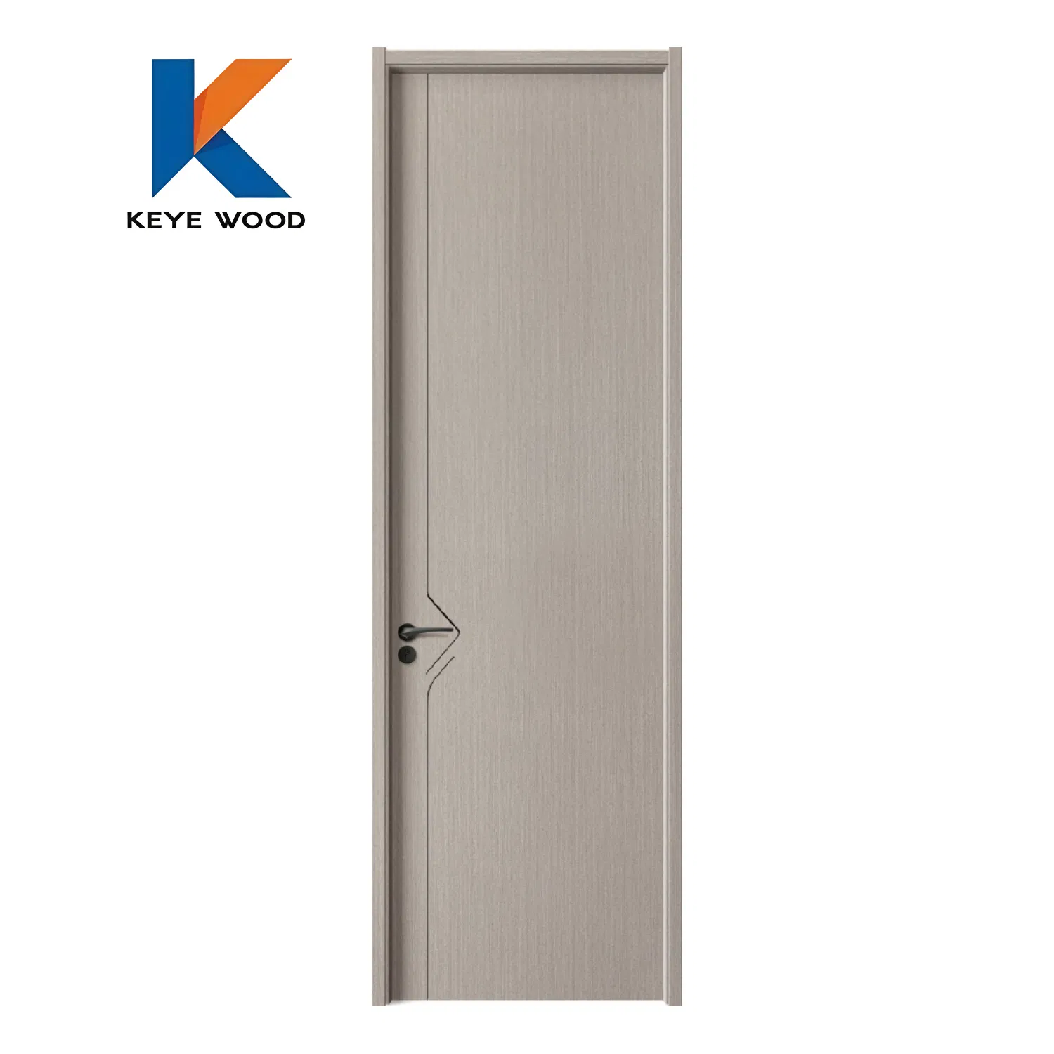 Contemporary Wooden Interior WPC Wood Security Door for Apartment Hotel and Office Interiors