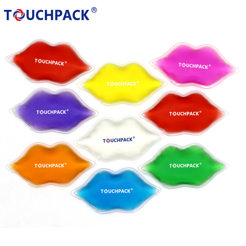 Wholesale Customized Hot Cold Lip Gel Pack Reusable Lip Ice Pack Cooling Lip Gel Pack